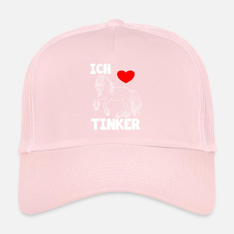 Ich liebe Tinker Pferde Trucker Cap