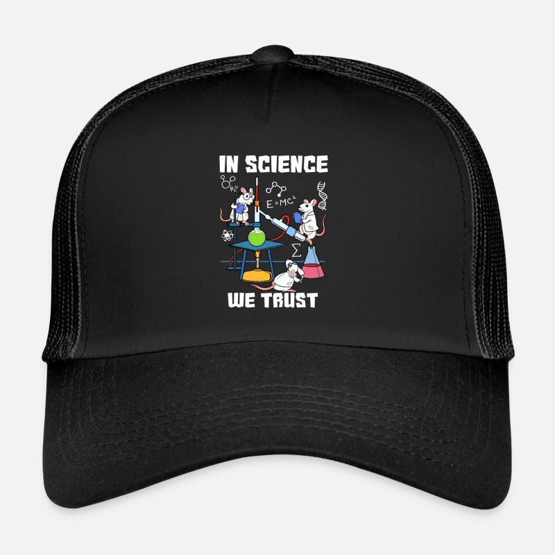 Science scientist mice chemistry physics Trucker Cap