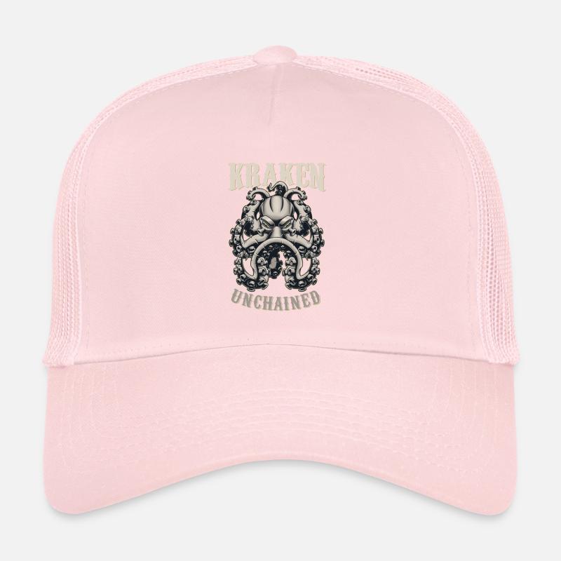Kraken Unchained Octopus Kalmar Tentacle Gift Trucker Cap