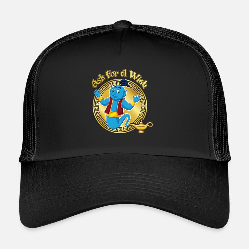 Frage den Flaschengeist nach einem Wunsch Casquette trucker 