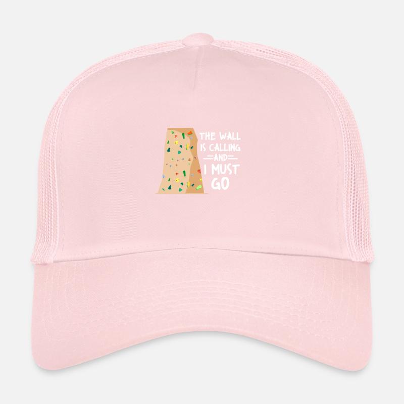 Boulderer libre escalade rochers montagnes bloc Casquette trucker 