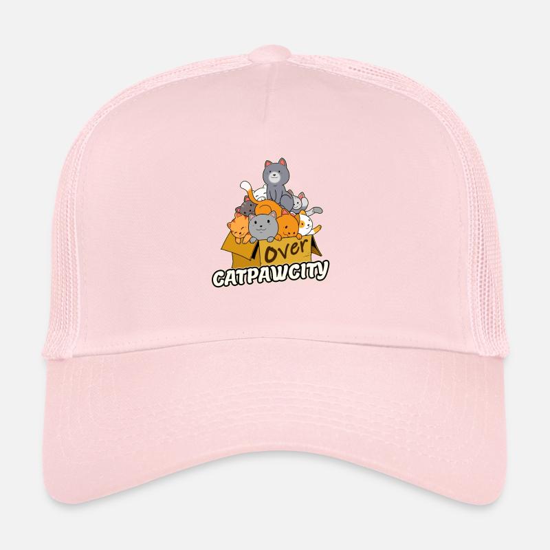 Overcapacity capacity Crowded cats kitten Trucker Cap