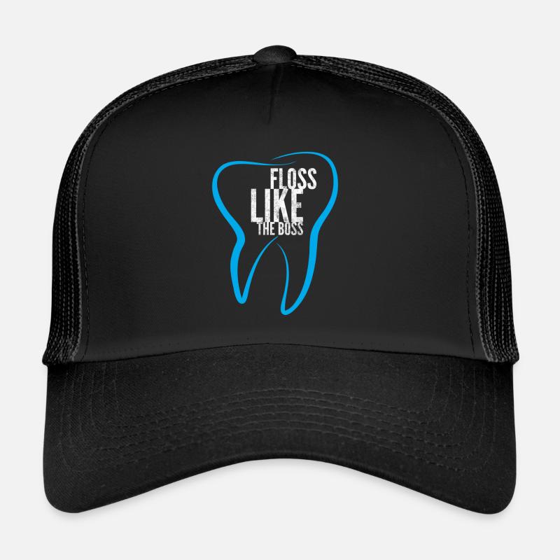Soie drôle comme une conception de patron pour les dentistes Casquette trucker 
