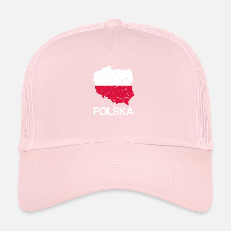 Pologne drapeau polonais polonais Casquette trucker 