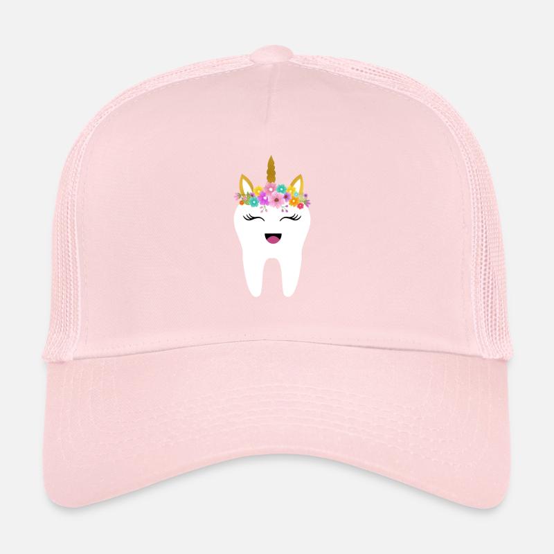 Dent Licorne Mignonne Casquette trucker 