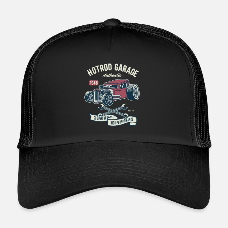 Hotrod Garage High Performance Trucker Cap