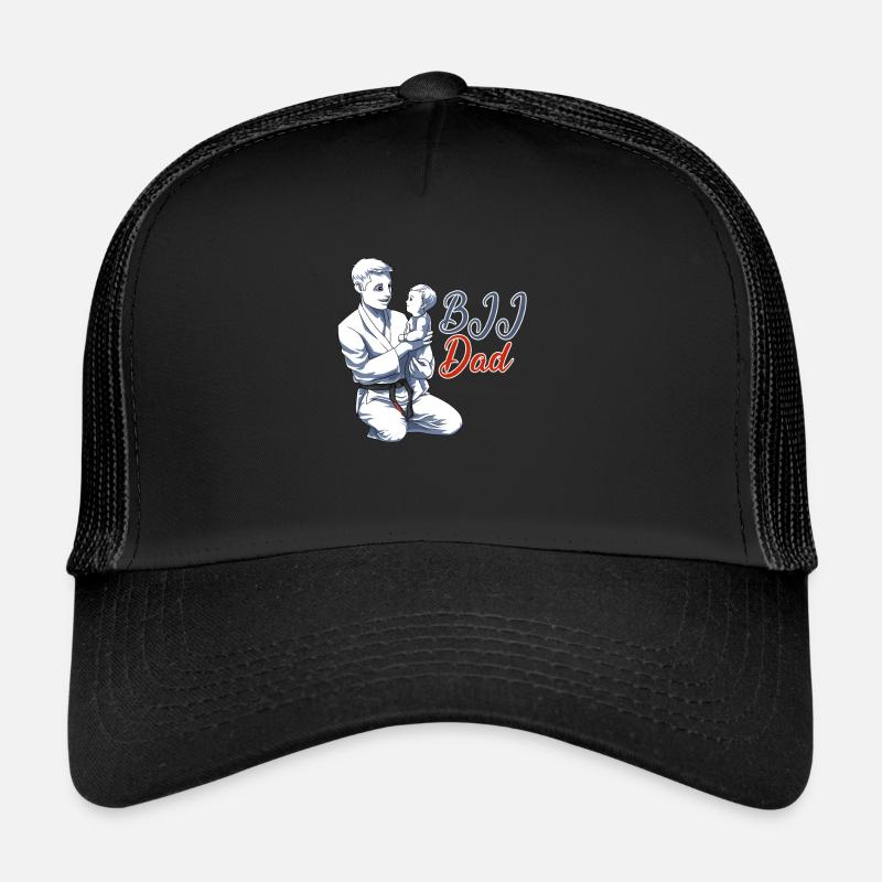 BJJ Papa - BJJ Jiu-Jitsu, Grappling et MMA Gift Casquette trucker 