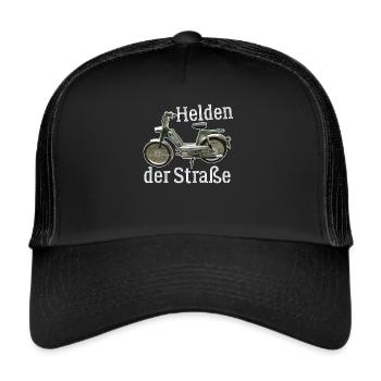 Helden Der Strasse Hercules Prima 5 T-Shirt - Trucker Cap - Schwarz/Schwarz - Vorne