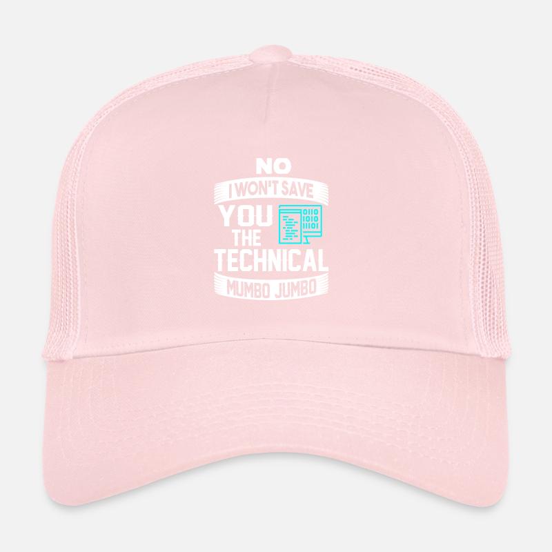 Cadeau drôle de programmeur technique Mumbo Jumbo Casquette trucker 