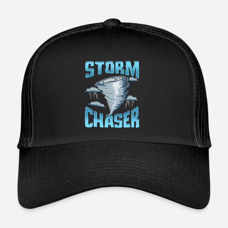 Cute Storm Chaser Severe Weather Tornado Obsessed Trucker Cap