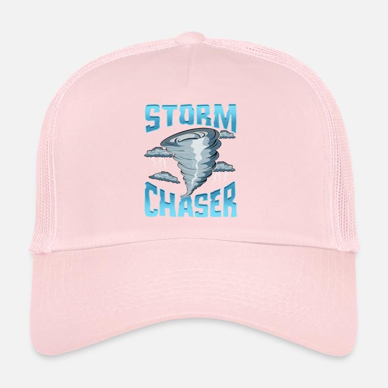 Cute Storm Chaser Severe Weather Tornado Obsessed Trucker Cap