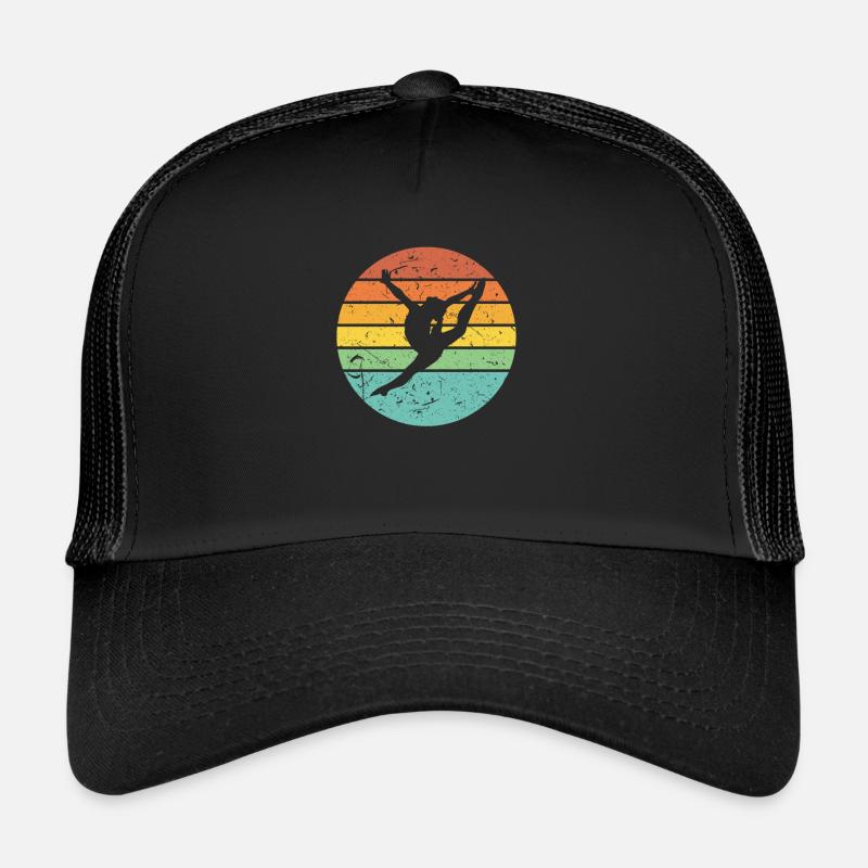Turnen - Trucker Cap - Schwarz/Schwarz