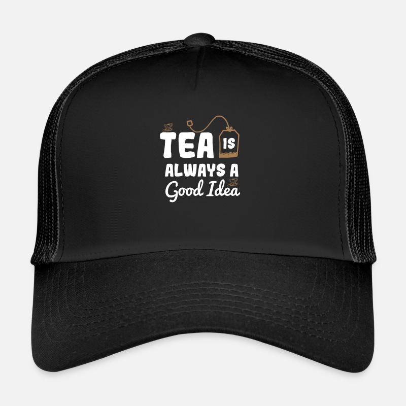 Le thé mignon est toujours une bonne idée Casquette trucker 