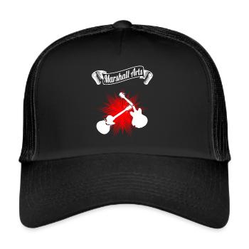 Marshall Arts guitar - Trucker Cap - black/black - Front