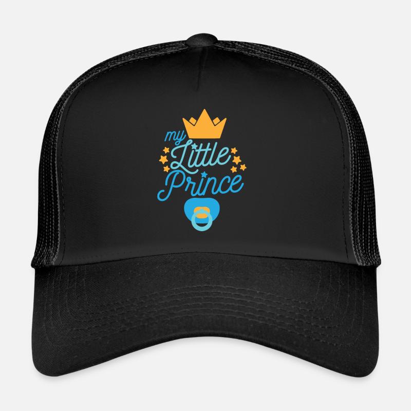 my little Prince - Trucker Cap - Schwarz/Schwarz