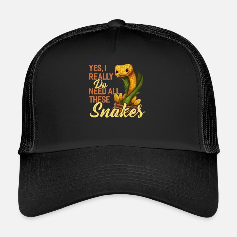 Ja, ich brauche wirklich all diese Schlangen. Trucker Cap