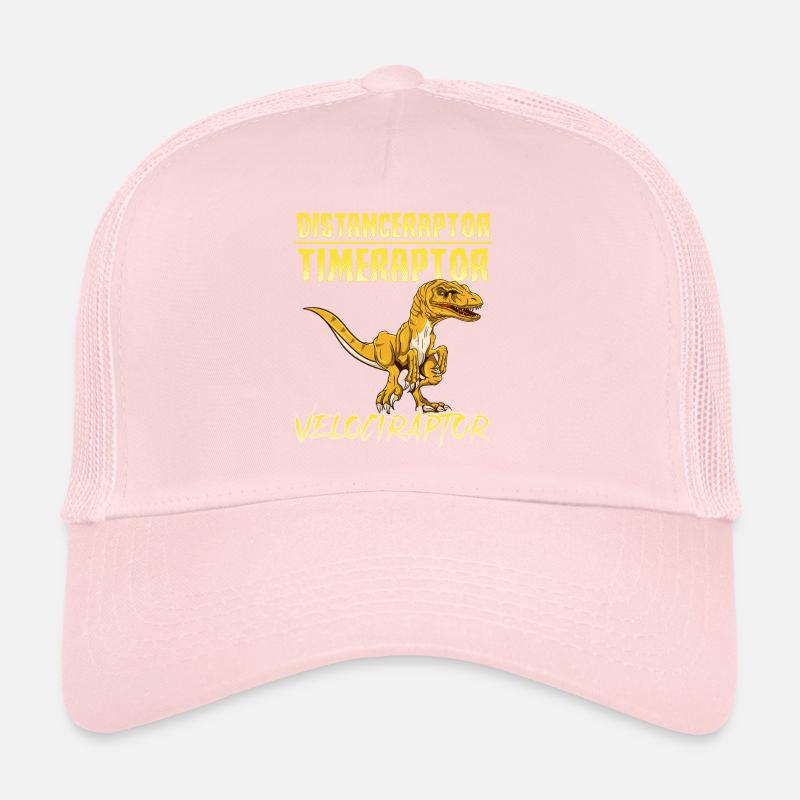 Distanceraptor / Timeraptor = Velociraptor Pun Casquette trucker 