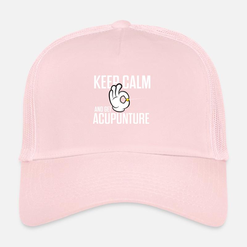 Try Acupuncture Acupuncturist Gift Relaxation Trucker Cap