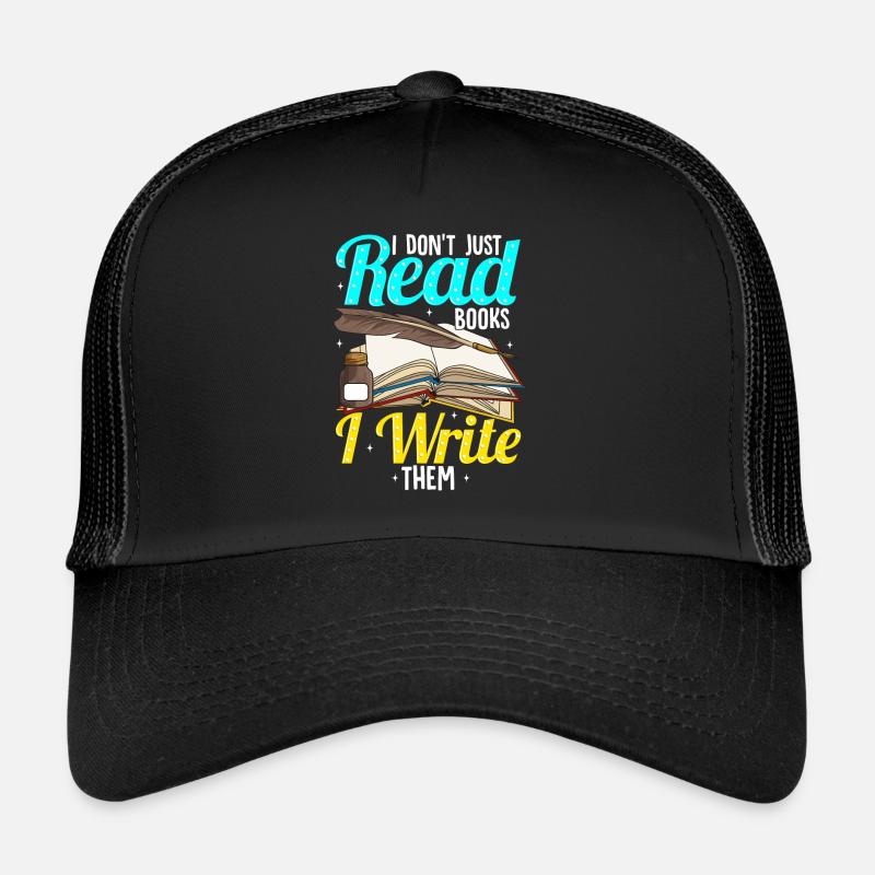 Author writer books novel writing Trucker Cap