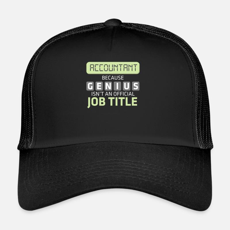 Revisor Revisor Skatterådgiver - Trucker cap - sort/sort