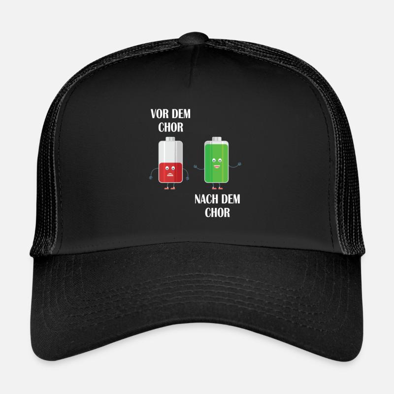 Vor dem Chor-Nach dem Chor - Trucker Cap - Schwarz/Schwarz