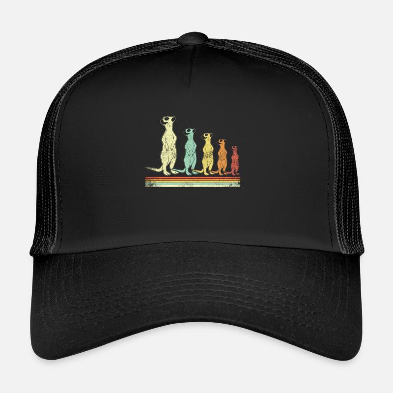 Retro Erdmännchen Trucker Cap