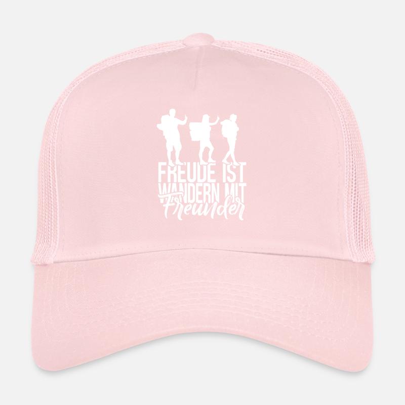 Freude Ist Wandern Mit Freunden Trucker Cap