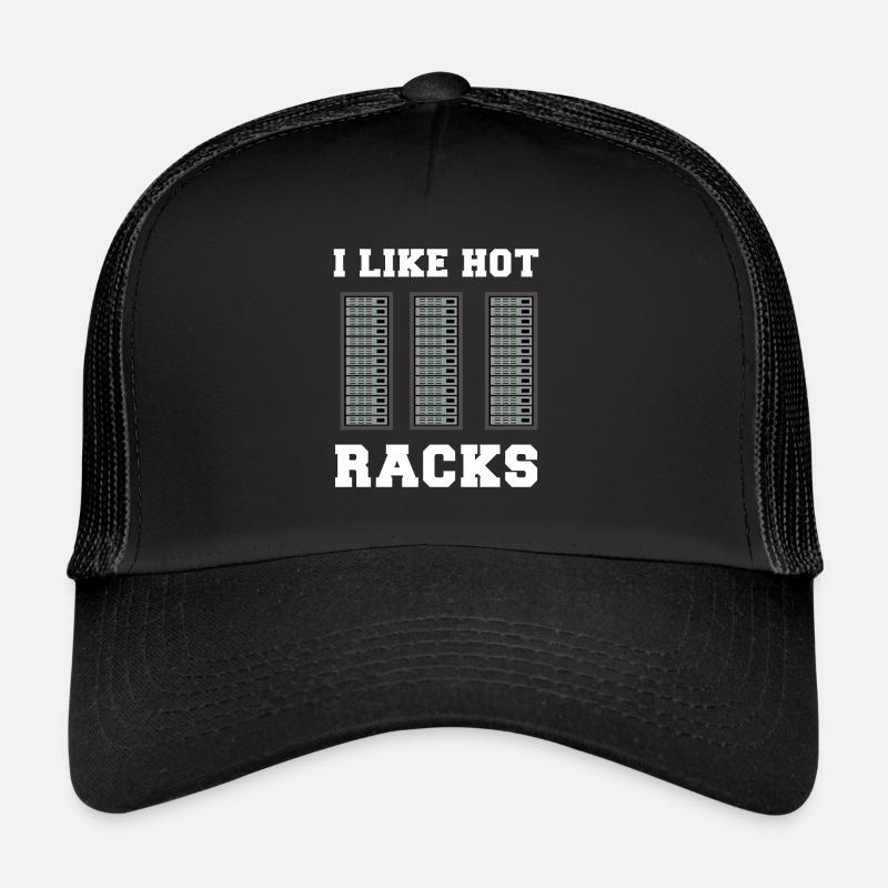 IT Netzwerk Programmierer Computer Informatiker - Trucker Cap - Schwarz/Schwarz