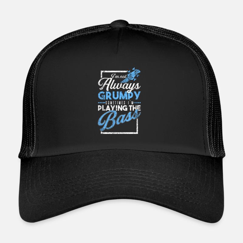 Bass - Trucker Cap - Schwarz/Schwarz