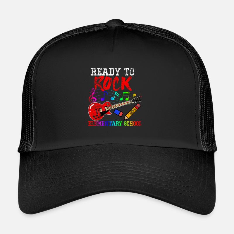 Guitar Rock Trucker Cap