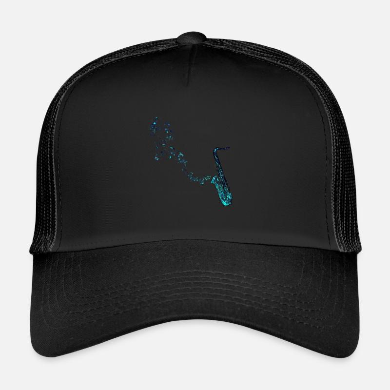 Saxophone Saxophonist Trucker Cap
