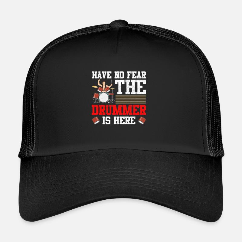 No Fear Drummer est une percussion de batteur Casquette trucker 