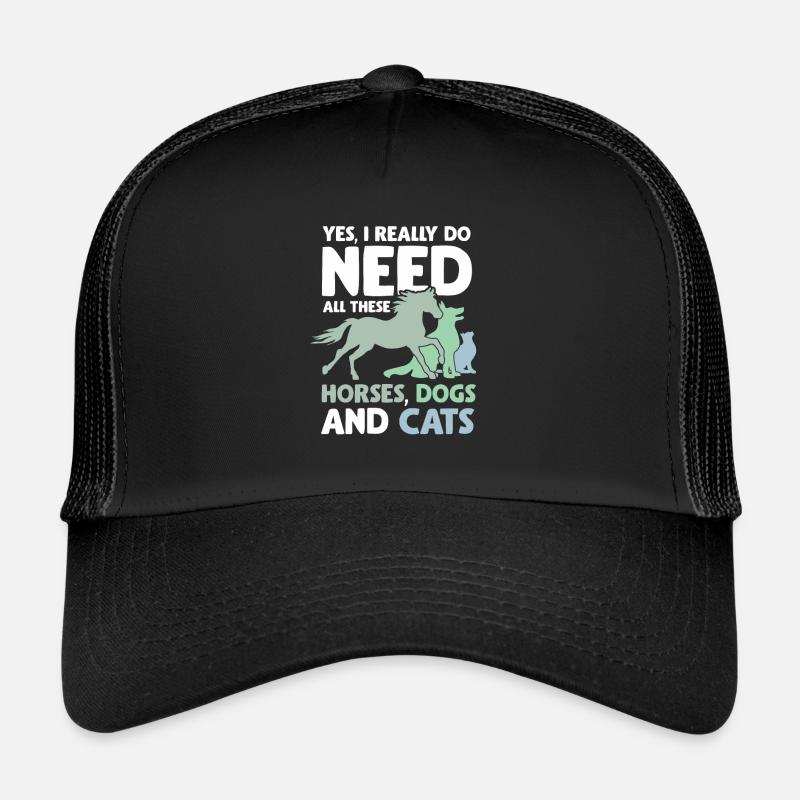 Tierrettung Pferd Katze Hund Tierliebe Trucker Cap
