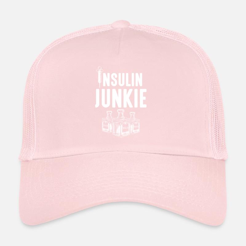 Insulin junkie T1D type 1 diabetic diabetes Trucker Cap