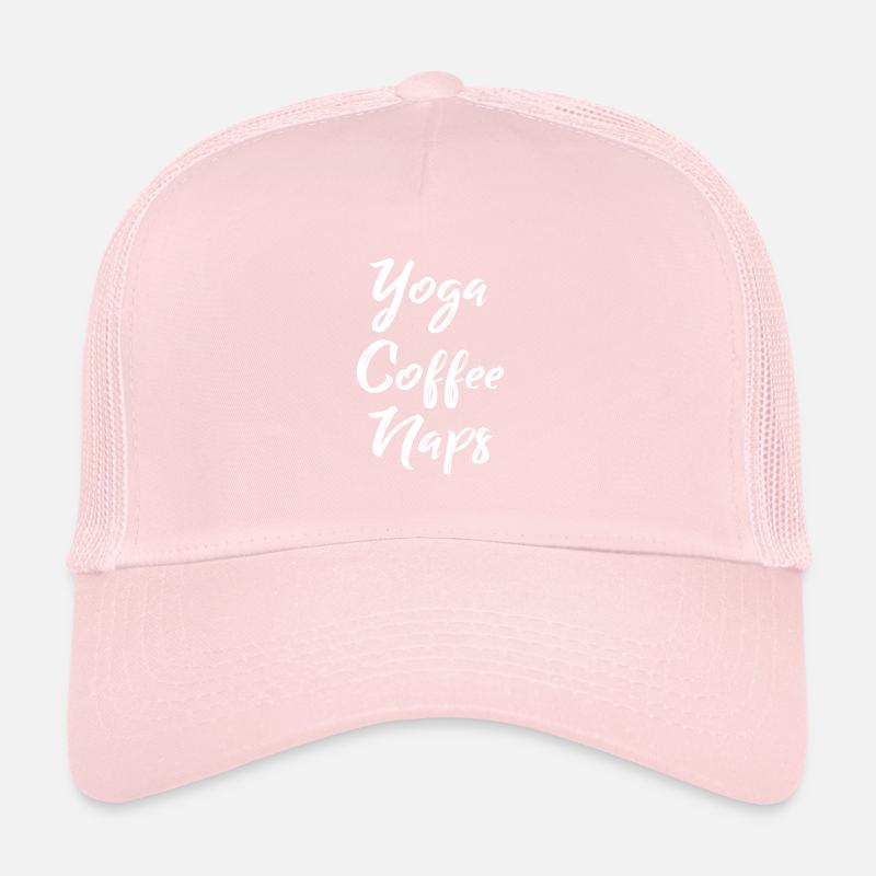 Yoga Coffee Naps Trucker Cap