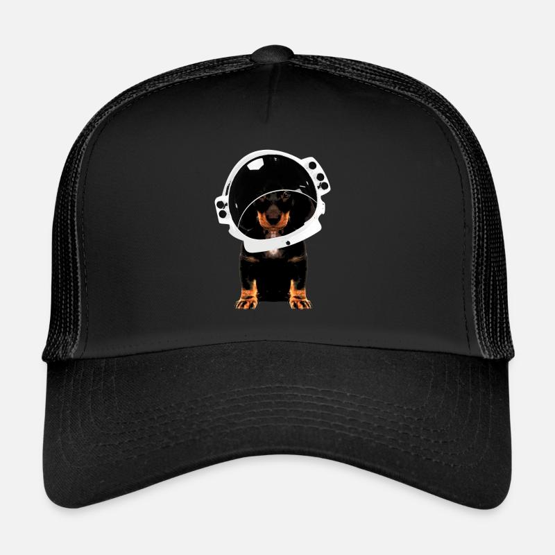 Hund - Dackel Astronaut Kosmonaut Raumfahrer Trucker Cap