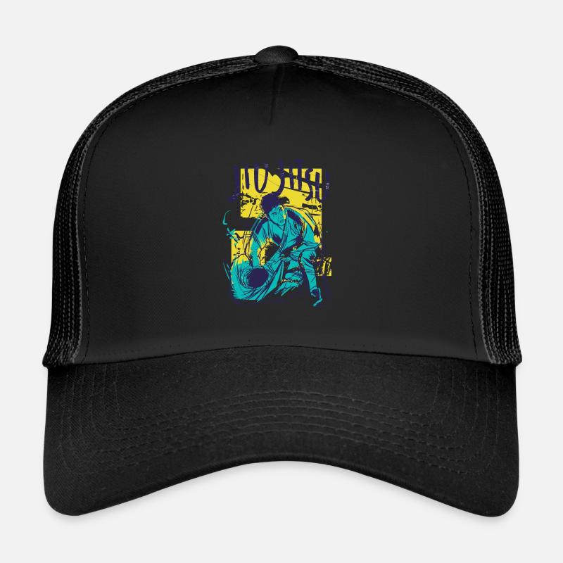 JiuJitsu - Casquette trucker  - noir/noir