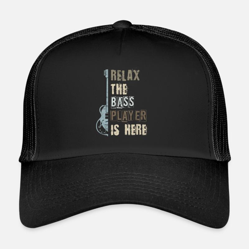 Bass guitar - Trucker Cap - black/black