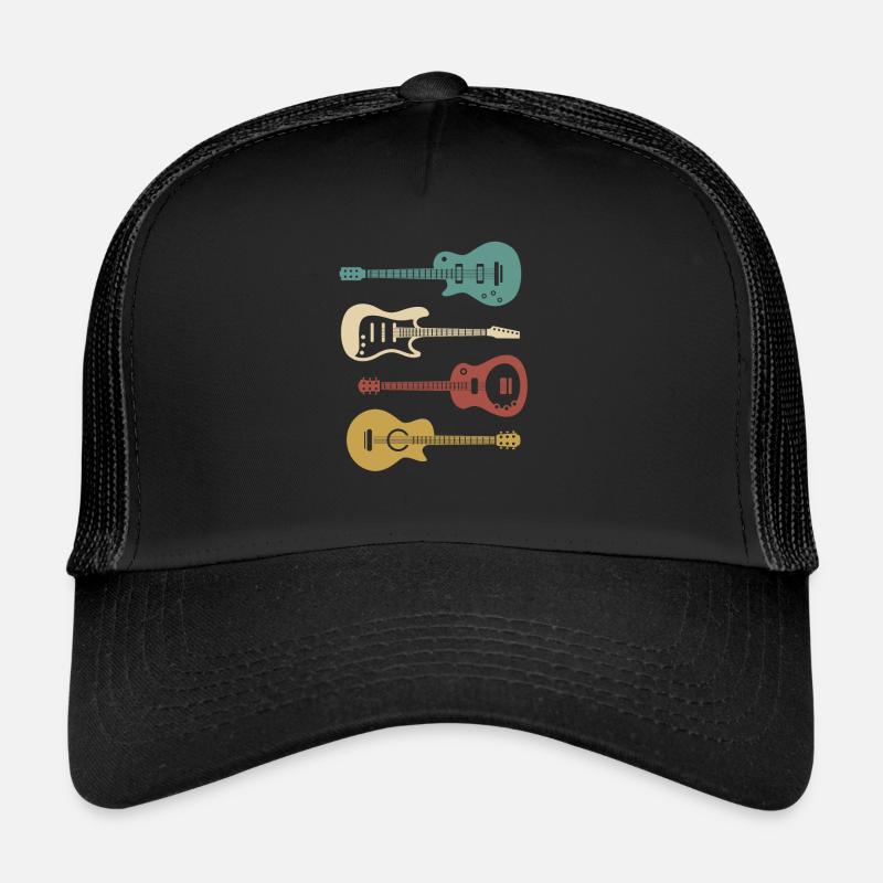 guitar - Trucker Cap - black/black
