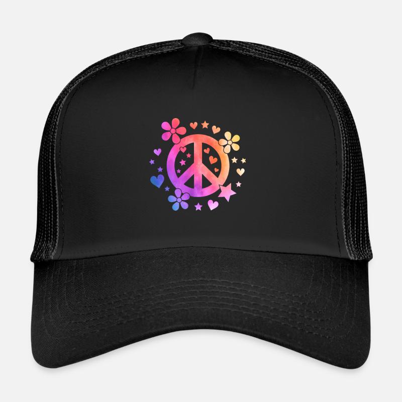 Marijuana de paix Casquette trucker 
