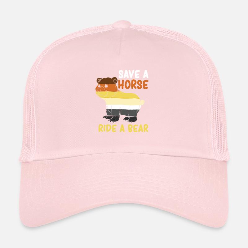 Rette einen Ausritt Ein Bär Gay Pride Trucker Cap