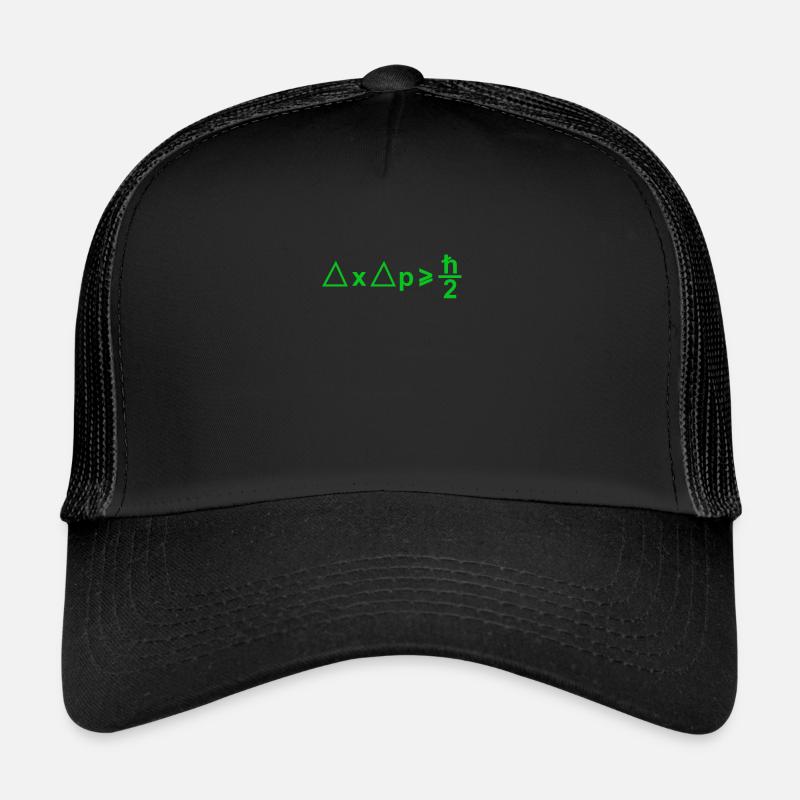 Relation d'incertitude de Heisenberg 3 - physiciens Casquette trucker 
