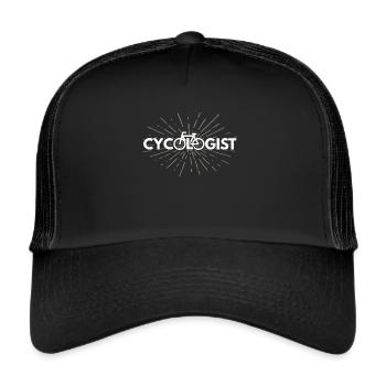 Cycologue - Drôle de vélo - Casquette trucker  - noir/noir - Devant