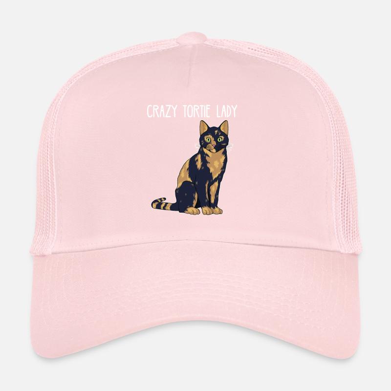 Crazy Tortie Lady Tortoise Shell Cat Owner design Trucker Cap