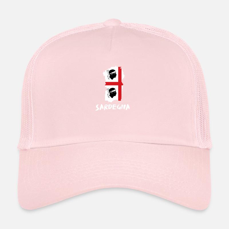Sardaigne Sardaigne Drapeau sarde Sarde Italie Casquette trucker 