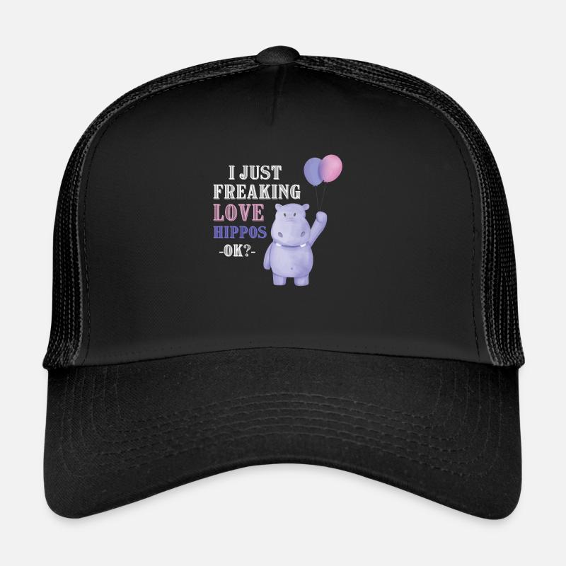 Hippo Hippo Idée cadeau Casquette trucker 