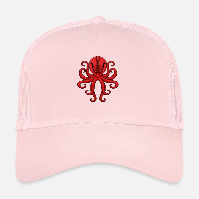 Mandoline Bluegrass Gift Mandoline Octopus Casquette trucker 