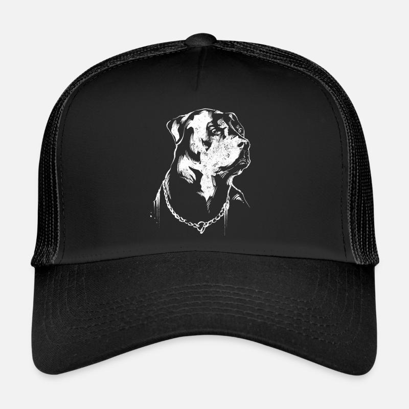 Rottweiler - Trucker Cap - Schwarz/Schwarz
