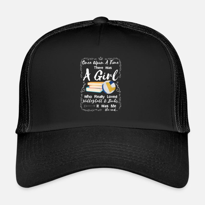 Es gab ein Mädchen, das Volleyball wirklich liebte und Trucker Cap