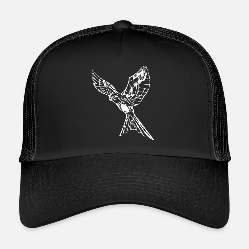 Elegant flying hawk Trucker Cap